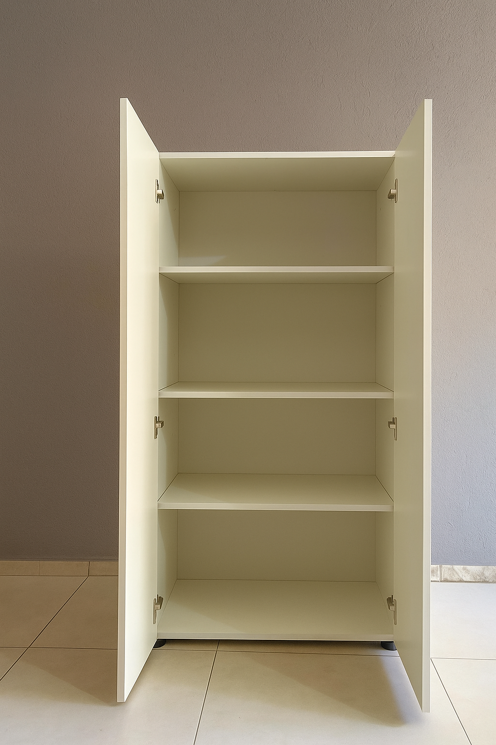 Mueble de Guardado con Puertas y Llave - Blanco